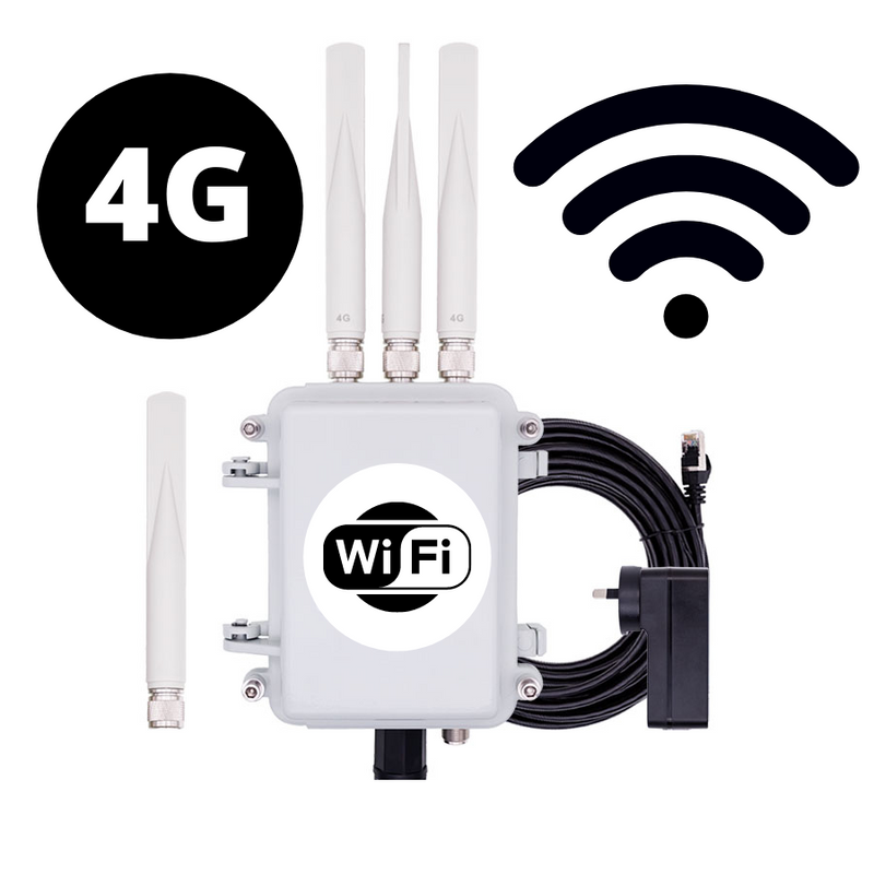 Outdoor 4G to WiFi Hotspot